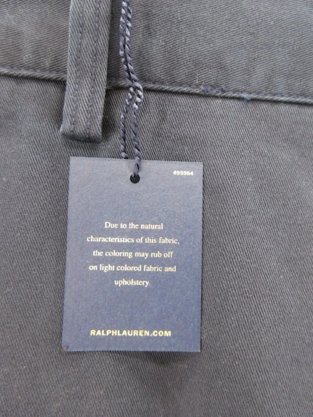 Polo Ralph Lauren Shorts 44B Navy Chino Classic Fit Casual 9